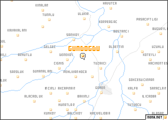 map of Gündoğdu