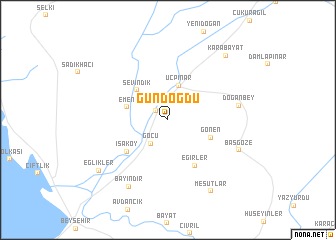 map of Gündoğdu