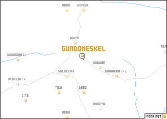 map of Gundo Meskel