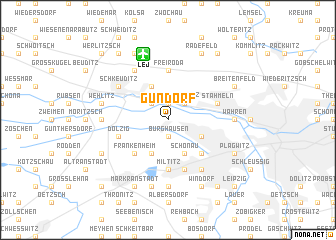 map of Gundorf