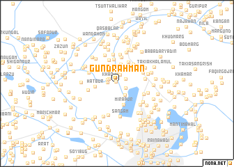 map of Gund Rahmān