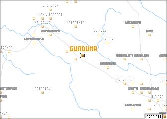 map of Gunduma