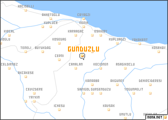 map of Gündüzlü