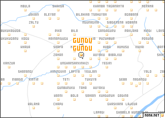 map of Gundu