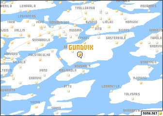 map of Gundvik