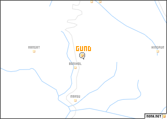 map of Gund