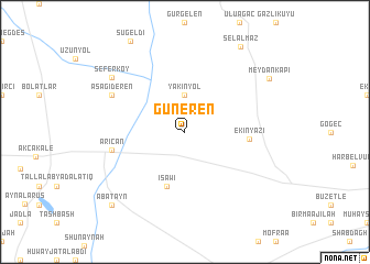 map of Güneren