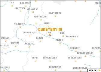 map of Güneybayırı