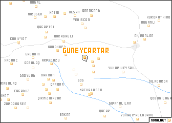 map of Güneyçartar