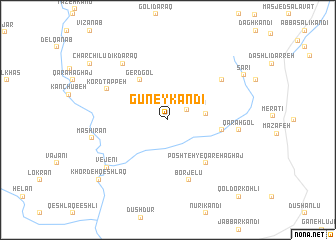 map of Gūney Kandī