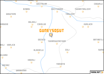 map of Güneysöğüt