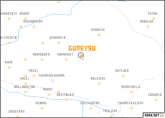 map of Güneysu