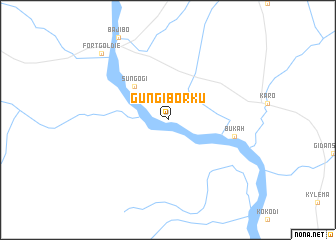 map of Gungiborku