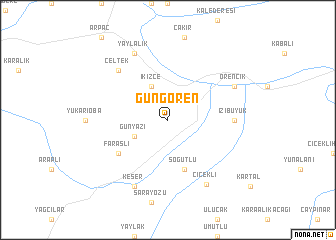 map of Güngören