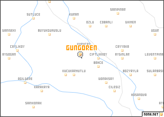 map of Güngören