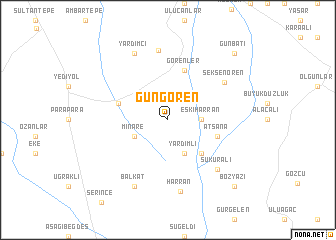 map of Güngören