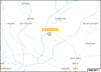 map of Gunhāna