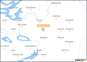 map of Guniāuk