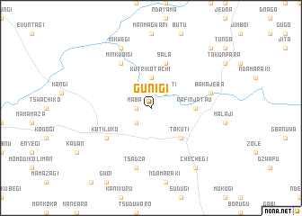 map of Gunigi