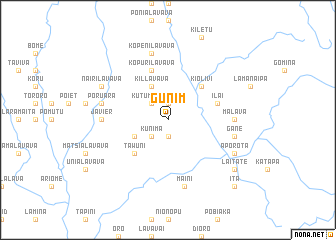 map of Gunim