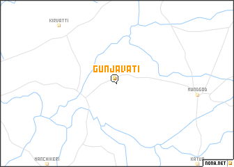 map of Gunjāvati