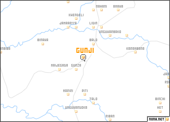 map of Gunji