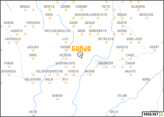 map of Gunjo