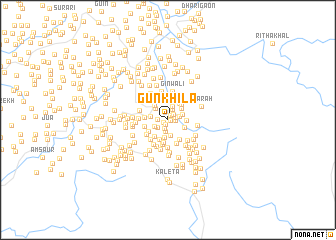 map of Gunkhila