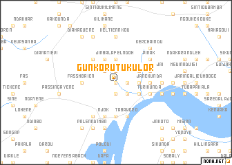 map of Gunkoru Tukulor