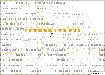 map of Gunnepana Pallegammedda