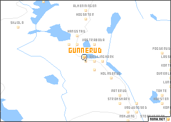 map of Gunnerud