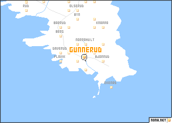 map of Gunnerud