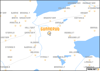 map of Gunnerud