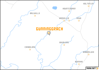 map of Gunning Grach
