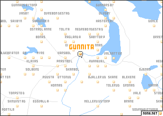 map of Gunnita