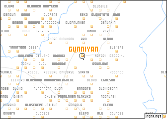 map of Gunniyan