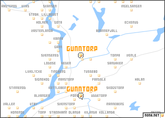 map of Gunntorp