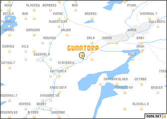 map of Gunntorp