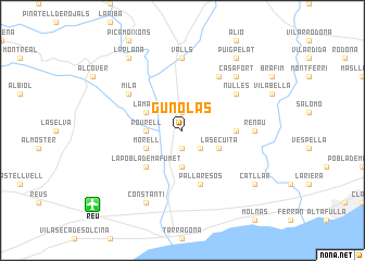 map of Guñolas