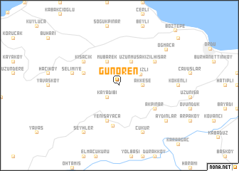 map of Günören