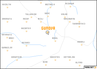 map of Günova