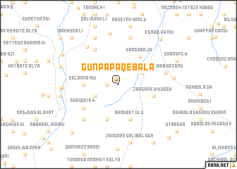 map of Gūnpāpāq-e Bālā