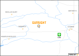 map of Gunsight