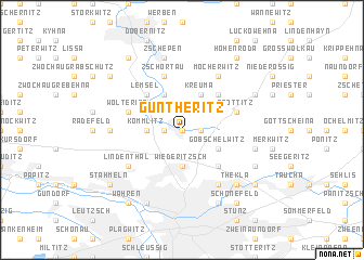 map of Güntheritz