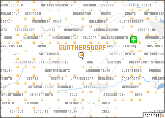 map of Günthersdorf