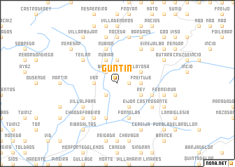 map of Guntín