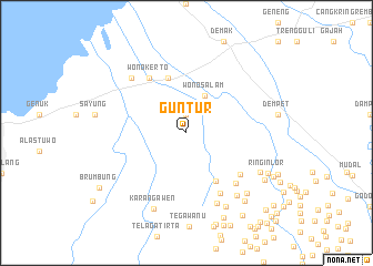 map of Guntur