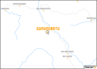 map of Gunungbatu
