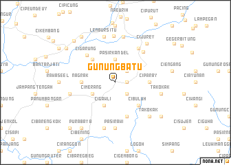 map of Gunungbatu