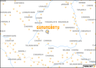 map of Gunungbatu